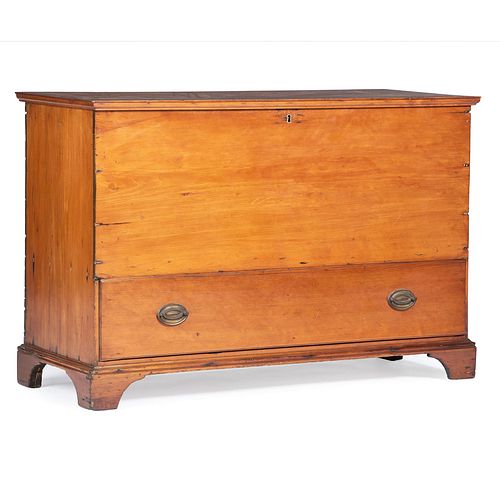 A Chippendale-Style Lacquered Pine One-Drawer Blanket Chest