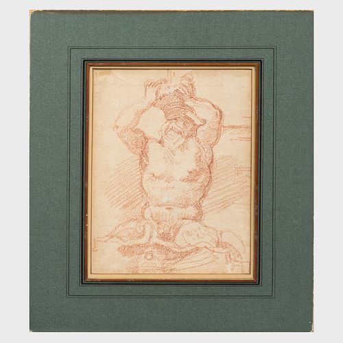 Attributed to Hubert Robert (1733-1808): Bernini's Fountain of Triton