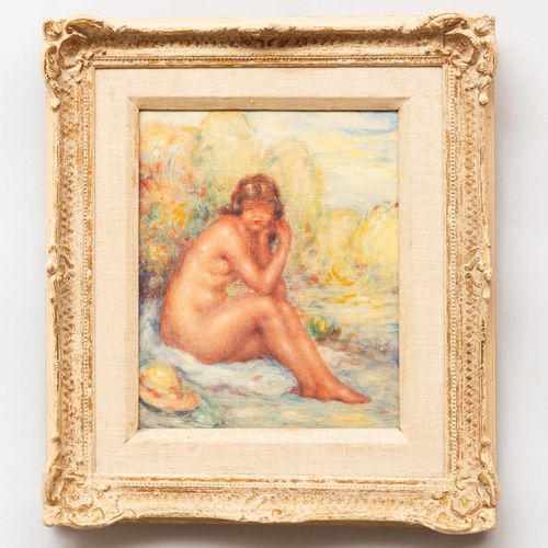 French School: Seated Female Nude