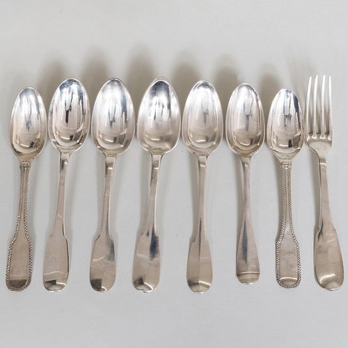 Group of Continental Silver Flatware