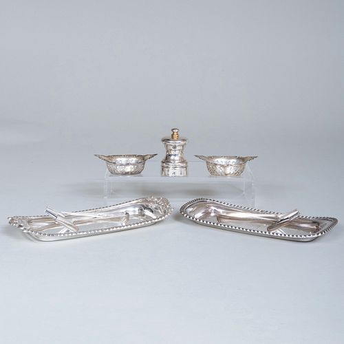 Group of Silver and Silver PlateTable Articles