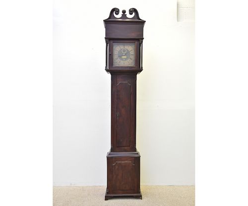 Peter Stretch Walnut Cased Tall Case Clock