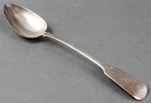 English Sterling Silver Stuffing Spoon, 1824