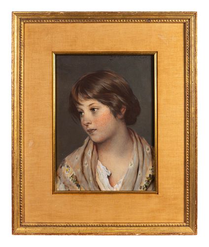 Eugene von Blaas
(Austrian, 1843-1932)
Portrait of Young Girl