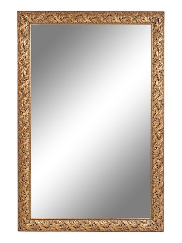A Neoclassical Style Giltwood and Composition Rectangular Mirror
Height 60 x width 40 inches.