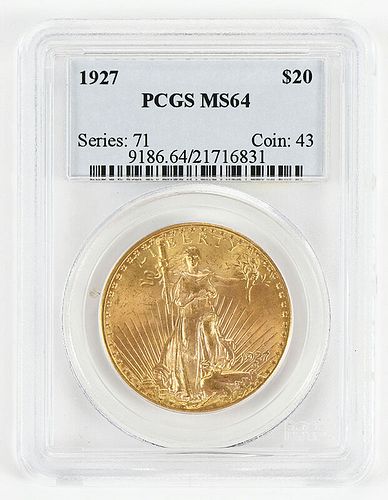 1927 St. Gaudens $20 Gold Coin 