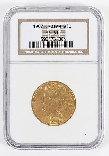 1907 Indian $10 Gold Coin