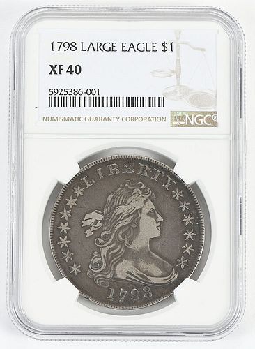 1798 Draped Bust Silver Dollar 