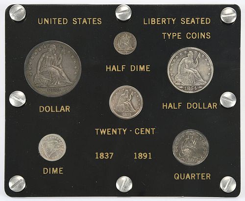 Liberty Seated Type Set