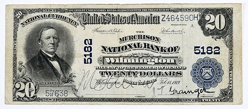 1902 $20 Murchison NB Wilmington, North Carolina