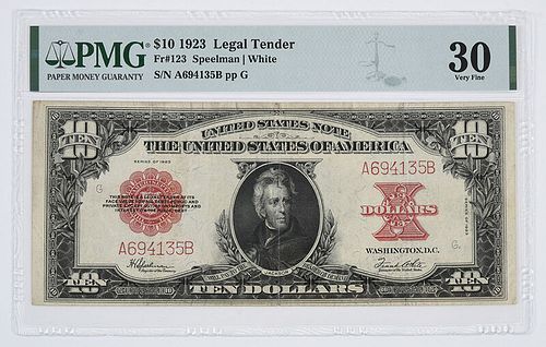 1923 $10 Legal Tender