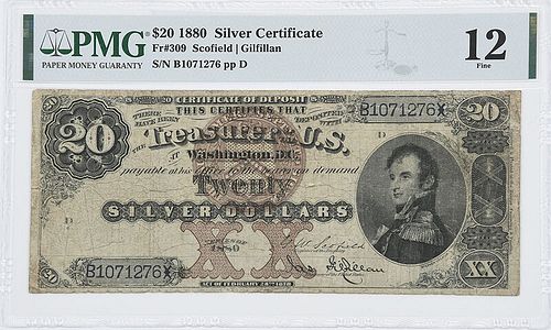 1880 $20 Silver Certificate