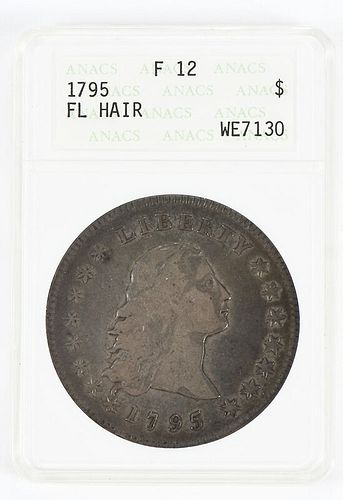 1795 Flowing Hair Silver Dollar 