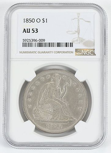 1850-O Seated Liberty Dollar