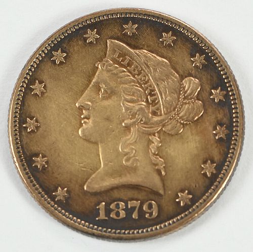 1879 Liberty Head $10 Gold Coin