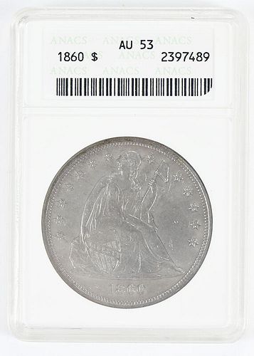 1860 Seated Liberty Dollar