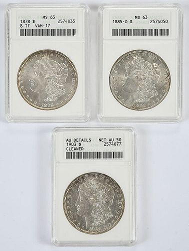 Partial Set Morgan Silver Dollars