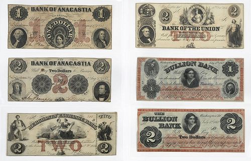 26 Washington D.C. Obsolete Bank Notes 