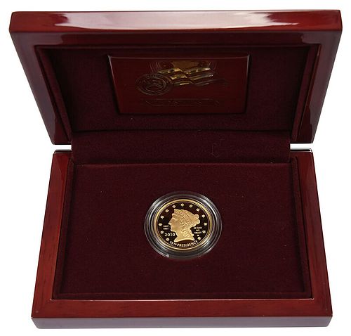 Five First Spouse Gold Coins