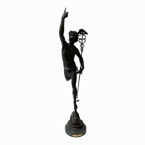 Mercury by Boschetti Bronze Sculpture