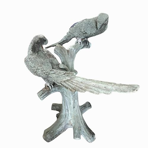 Large Birds Garden Bronze Sculpture