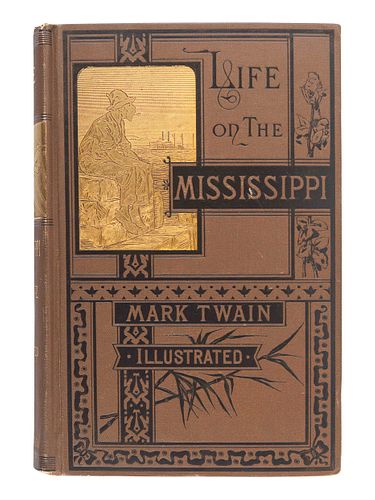 CLEMENS, Samuel ("Mark Twain") (1835-1910). Life on the Mississippi. Boston: James R. Osgood and Company, 1883.