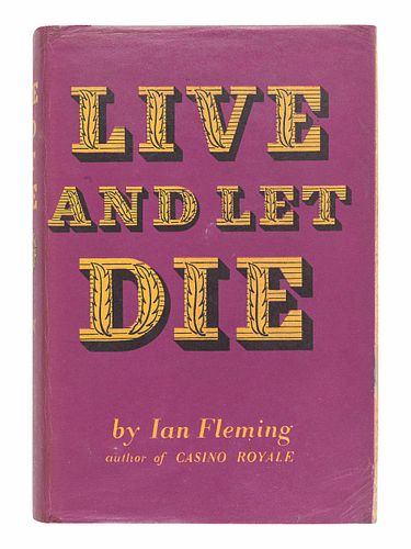 FLEMING, Ian (1908-1964). Live and Let Die. London: Jonathan Cape, 1954.