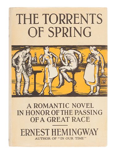 HEMINGWAY, Ernest (1899-1961). The Torrents of Spring. New York: Scribner's, 1926.