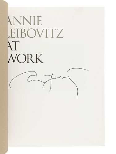 [PHOTOBOOKS]. LEIBOVITZ, Annie (b. 1949). A group of 3 works by Leibovitz, comprising: 