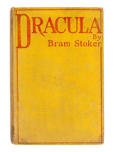 STOKER, Bram (1847-1912). Dracula. Westminster: Archibald Constable and Company, 1897. 