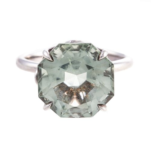 A Tiffany & Co. Green Quartz Sparkler Ring