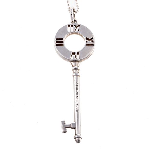A Tiffany & Co. "Atlas" Pierced Key Pendant