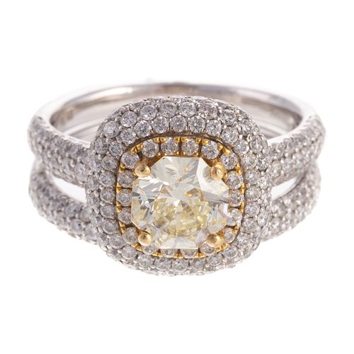 A 1.16 ct Diamond Engagement Ring & Band