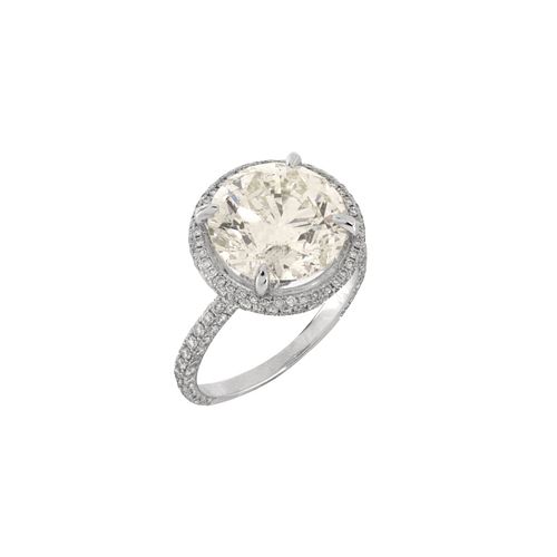 IGL Diamond and 14K Engagement Ring