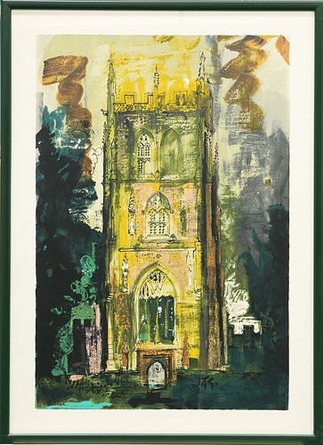 JOHN PIPER (BRITISH, 1903-1992), ISLE OF ABBOTS, silkscreen