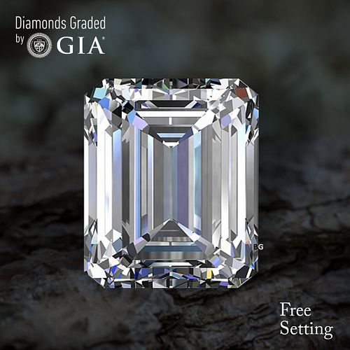 4.06 ct, D/VVS2, Emerald cut Diamond. Unmounted. Appraised Value: $320,700 
