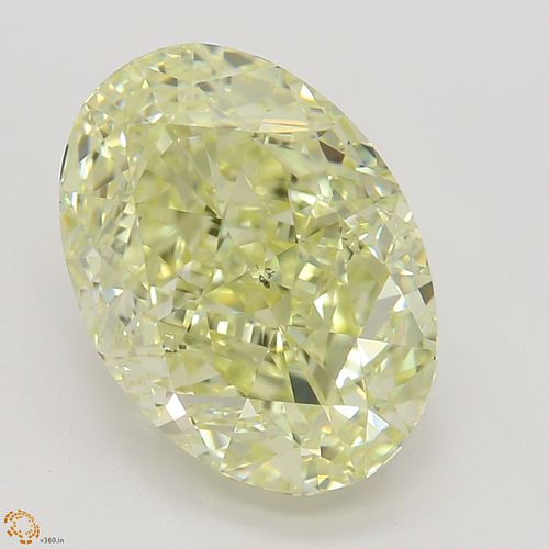 3.01 ct, Natural Fancy Light Yellow Even Color, SI1, Heart cut Diamond (GIA Graded), Unmounted, Appraised Value: $38,500 
