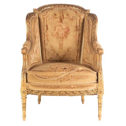 Louis XVI Style Upholstered Chair