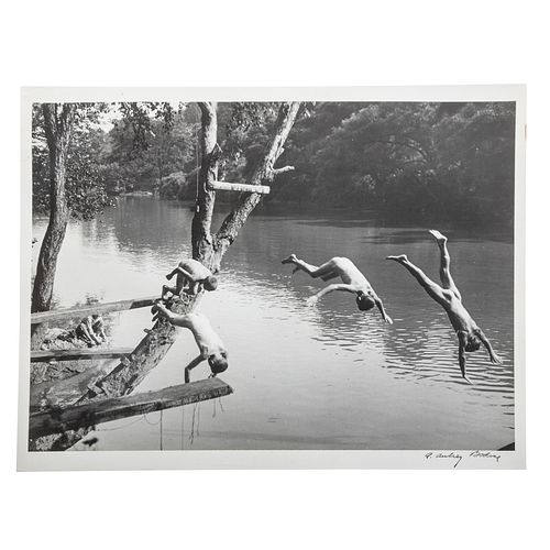 A. Aubrey Bodine. "Boys Swimming in the Patapsco"