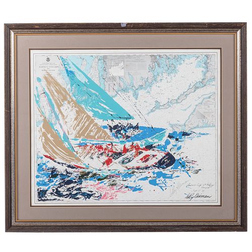 LeRoy Neiman. "America's Cup," lithograph