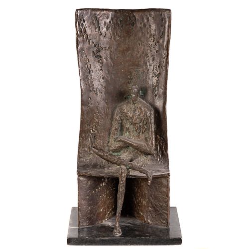 Helen Beling, Seated Man Bronze