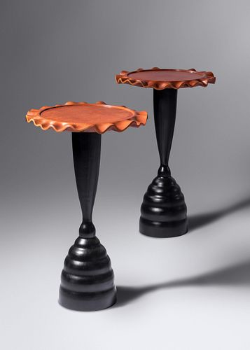 Peter Dudley
(b. 1962)
Pair of Pedestal Tables, 2001