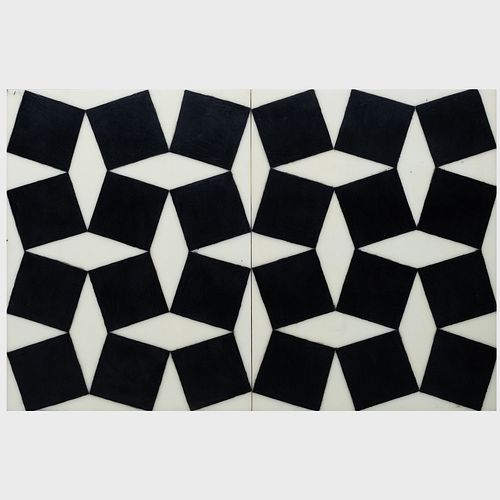 David Ortins (b. 1957): Tilted Squares