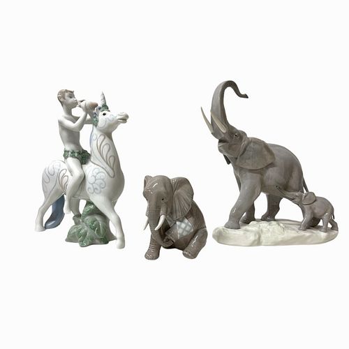 Set of Lladro Porcelain Figurines