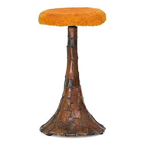 PAUL EVANS Patchwork high stool