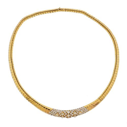 Van Cleef & Arpels 18k Gold 5.20ctw Diamond Necklace