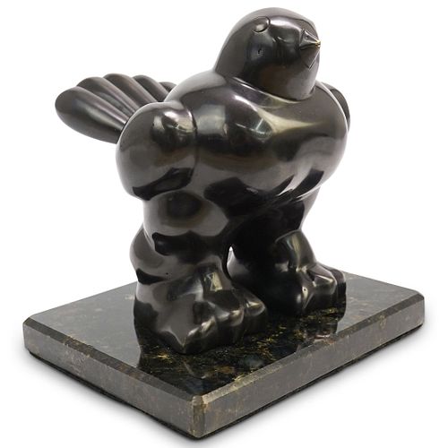 After Botero "Bird of Peace" Bronze Sculpture
