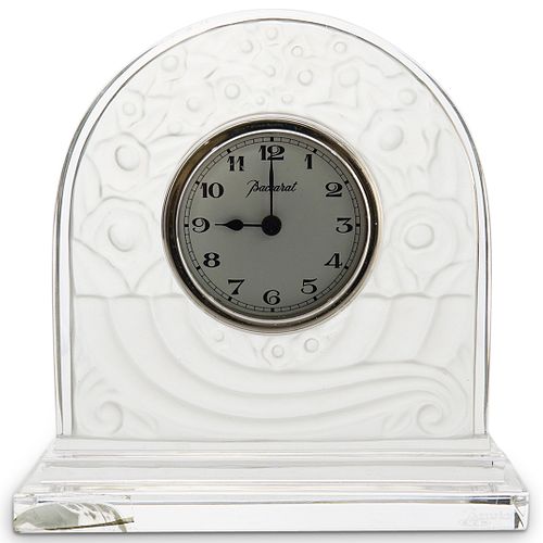 Baccarat Crystal Clock