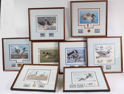 Eight Waterfowl Stamp Prints
