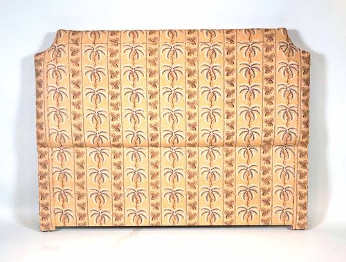 Tropical Pattern Upholstered Headboard